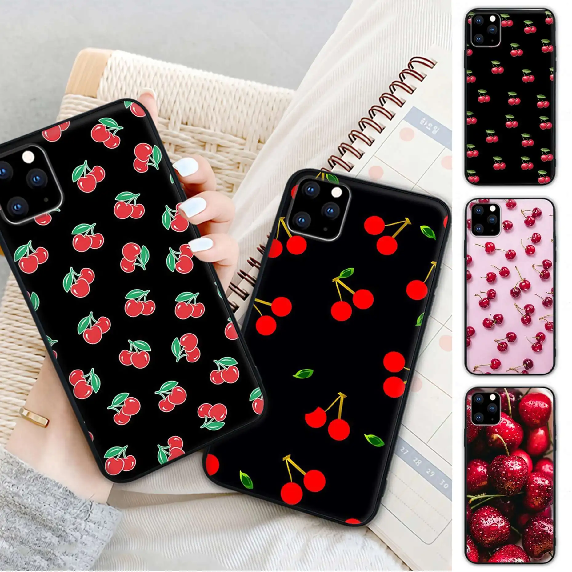 

For Men Fruit Of Food Cherry Mobile Telephone Case For Samsung Galaxy M30S A01 A21 A31 A51 A71 A91 A10S A20S A30S A50S Cover