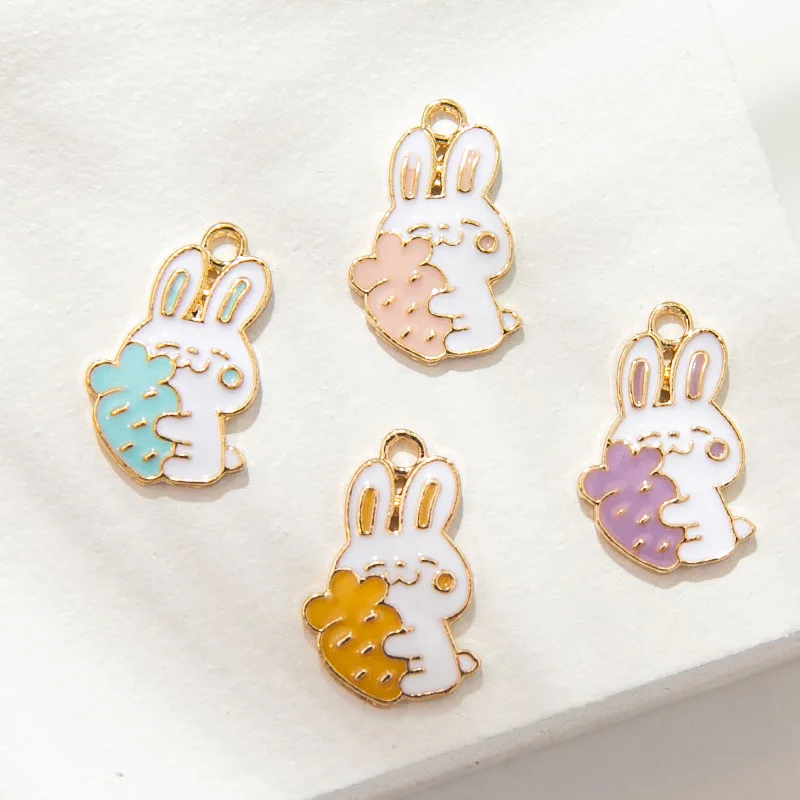 

10Pcs Enamel Charms Pendant for Jewerly DIY Making Bracelet Women Earrings Necklace Accessories Findings Craft