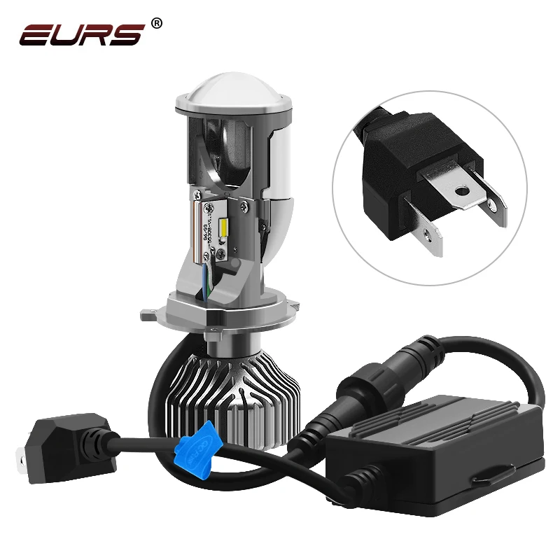 Автомобильные фары EURS 2 шт. светодиодные лампы ближнего и дальнего света G6 8000 лм |