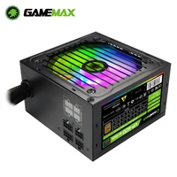 gamemax psu rgb pc power supply 600w semi modular 80 bronze rgb fan atx half modular power supply gamemax vp 600 m rgb