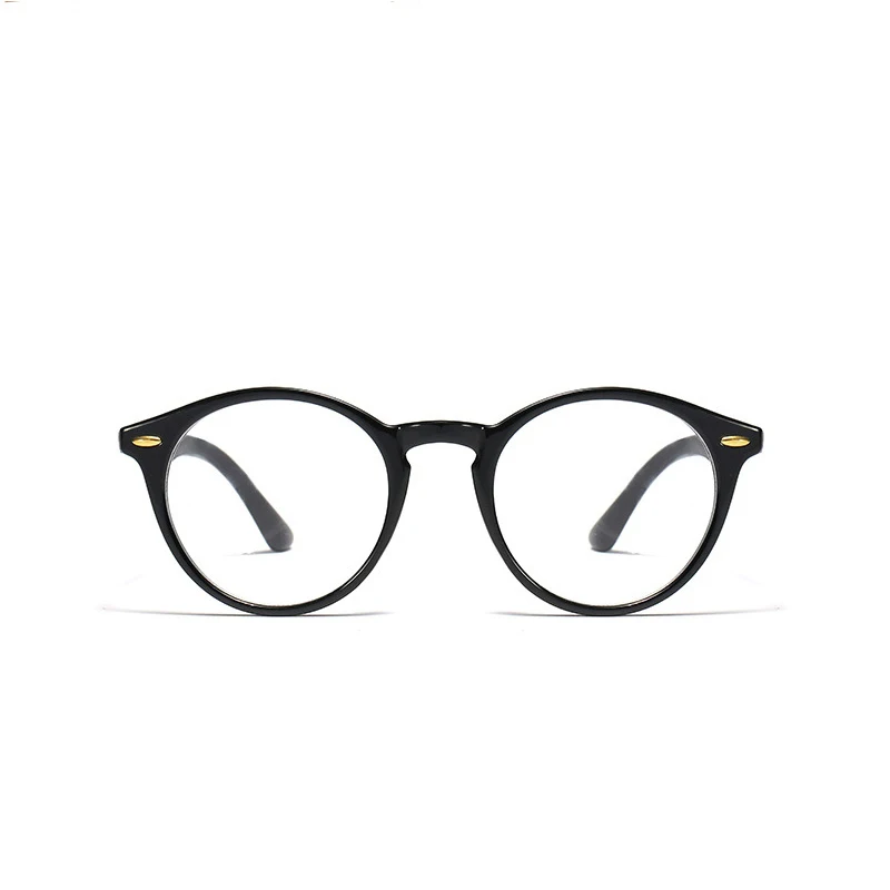 Классический дизайн круглые винтажные рисовые очки для ногтей оправа женские