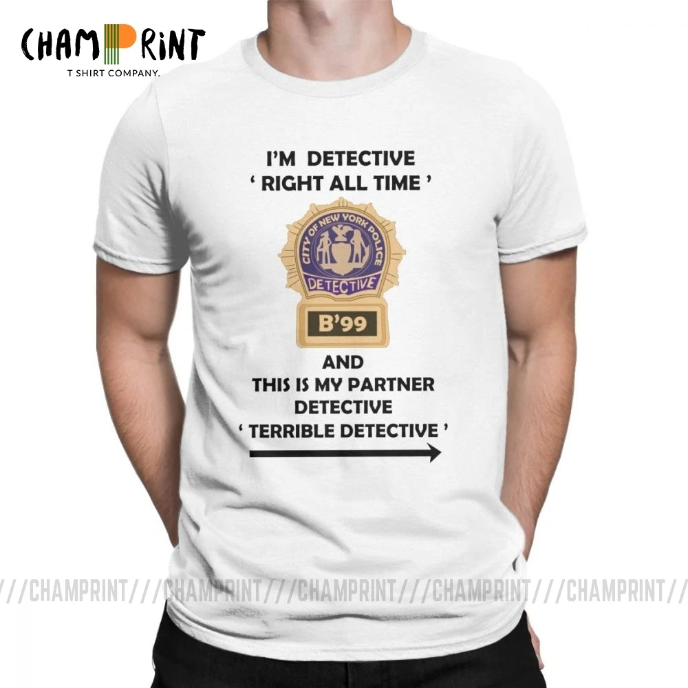 Мужская футболка с надписью I'm Detective Right All Time Бруклин 99 девять Джек Перальта