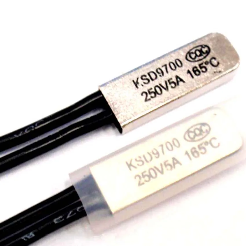 Оптовая продажа 5А 250В металлический Термостат тепловой протектор 140 градусов