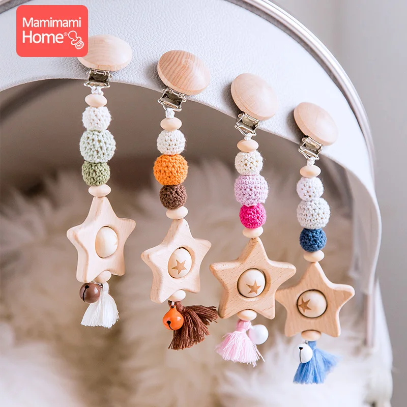 1 шт. Детская Деревянная подвеска для соски-коляски | Мать и ребенок