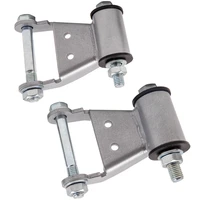 2x rear leaf spring shackle bracket left right for chevy for gmc pickup truck van