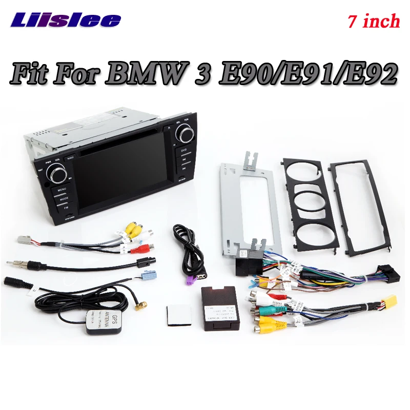 Liislee для BMW 3 E90/E91/E92 стерео радио 3G BT Canbus DVD плеер GPS навигация по карте 1080P HD экранная