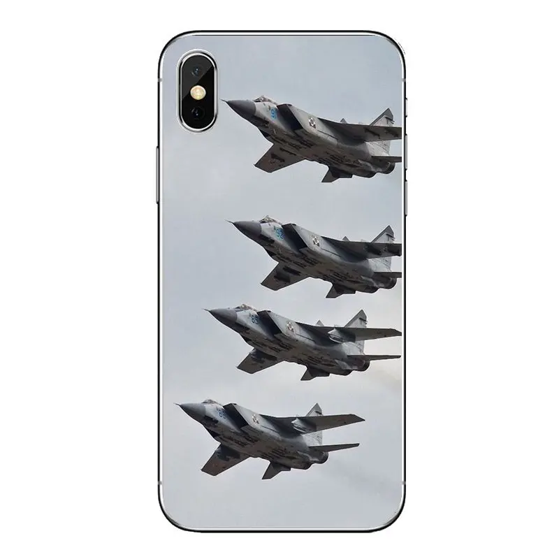 Чехлы для телефонов русский Mig 31 Jet Fighting Сокол истребитель самолет iPod Touch iPhone 4 4S 5 5S
