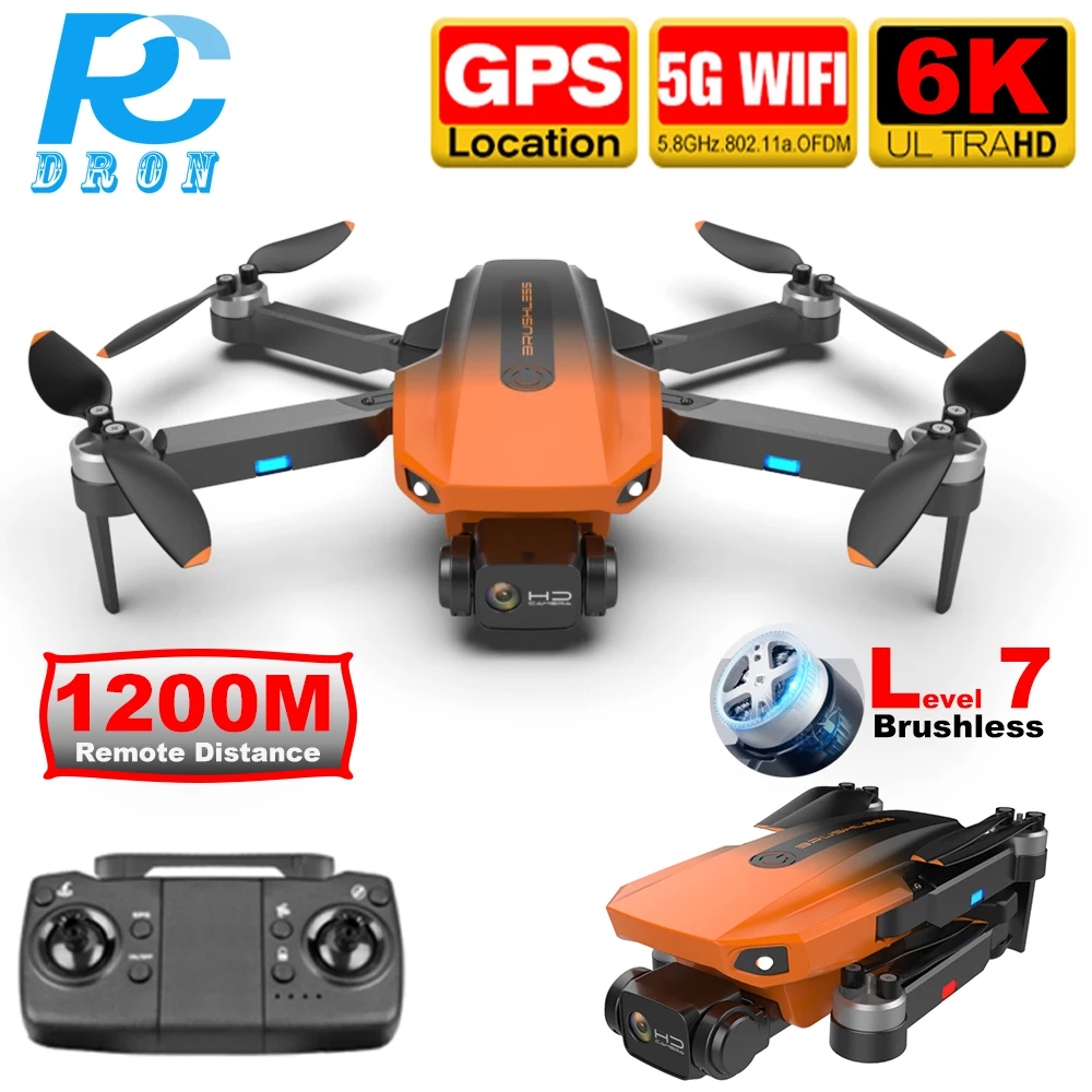 

Радиоуправляемый квадрокоптер с камерой 6K GPS анти-потеря