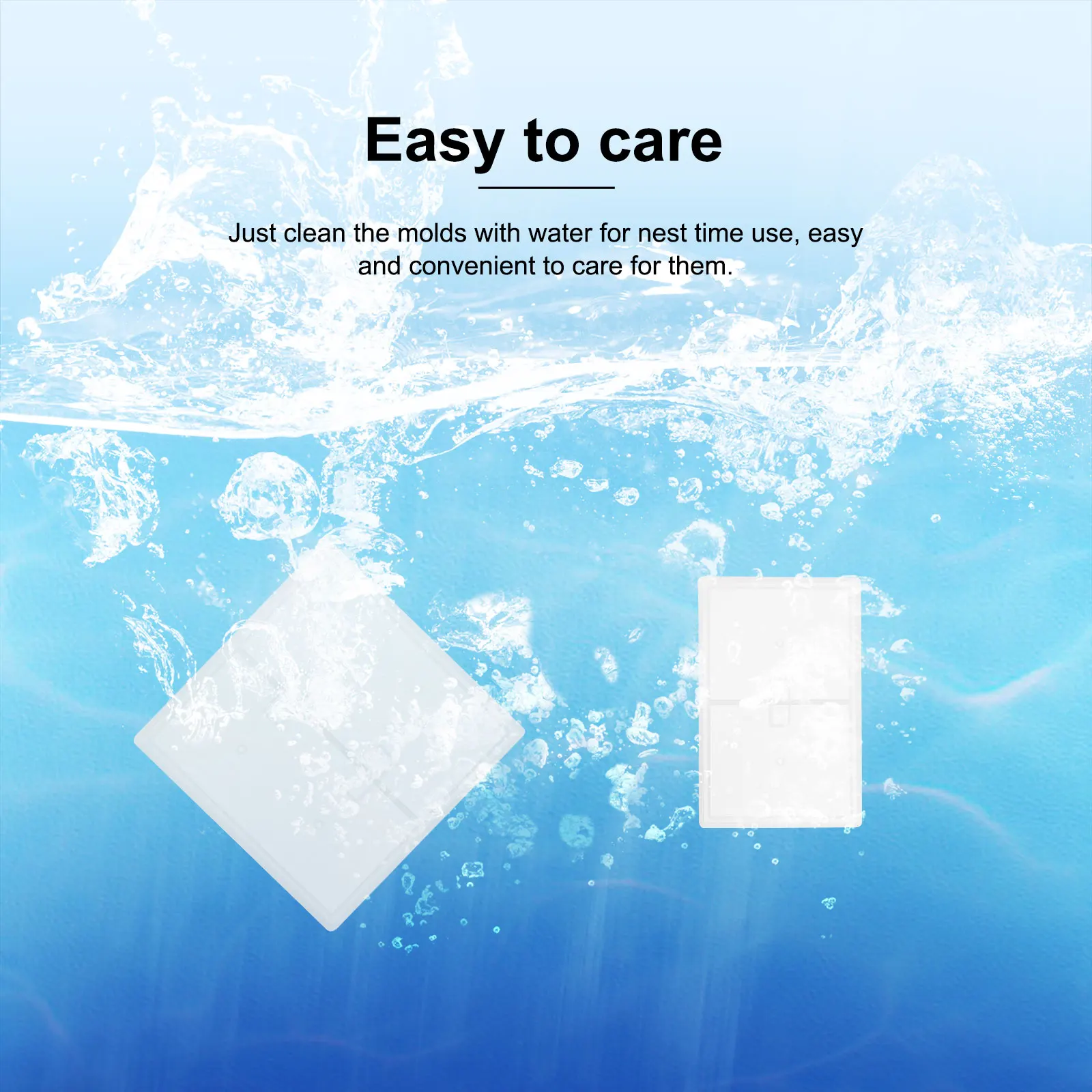 

DIY Handmade Craft 2pcs Silicone Wall Switch Cover Mold Double Hole Board Mould Ornament Molds