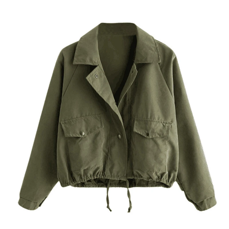 Женская короткая куртка JMPRS на одной пуговице Розовый Кардиган с длинным рукавом