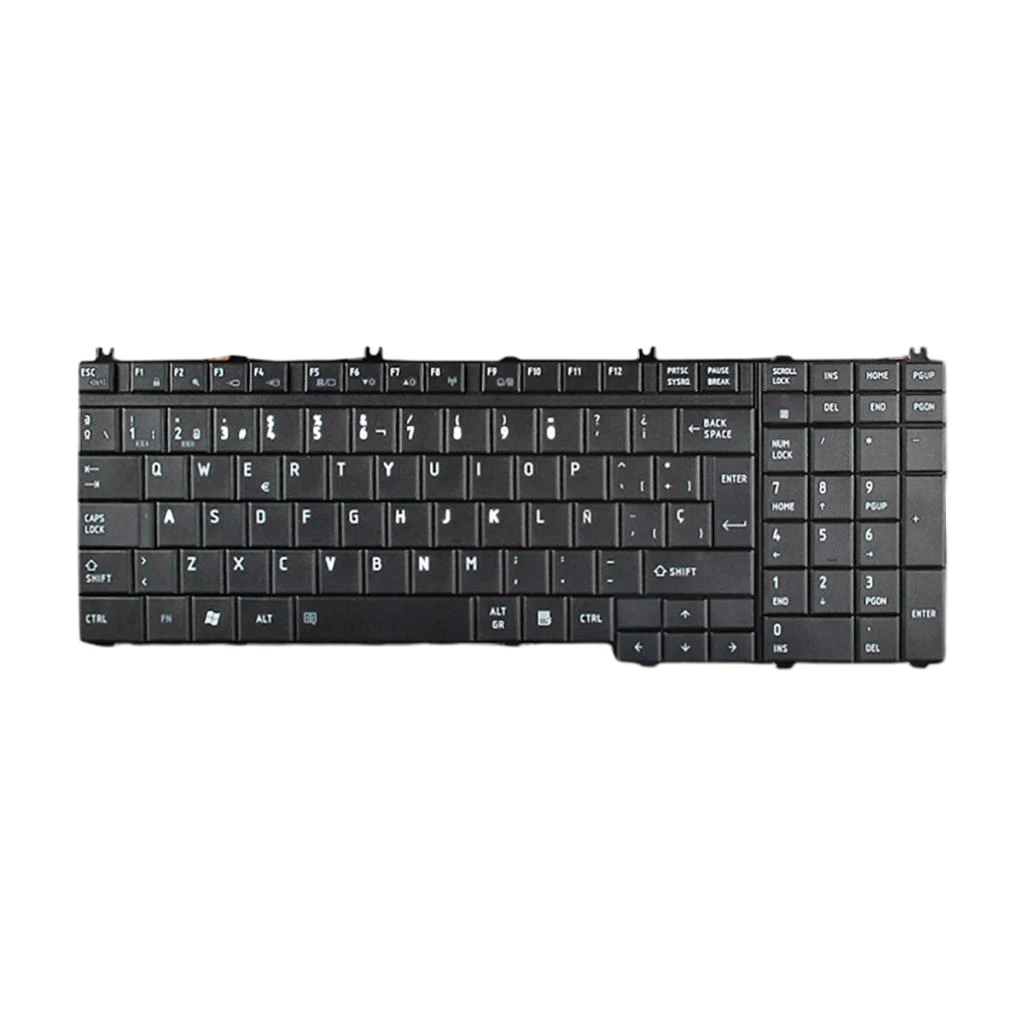 Испанская клавиатура для ноутбука Toshiba Satellite A500D A505 A505D P500 P500D|Клавиатуры замены| |