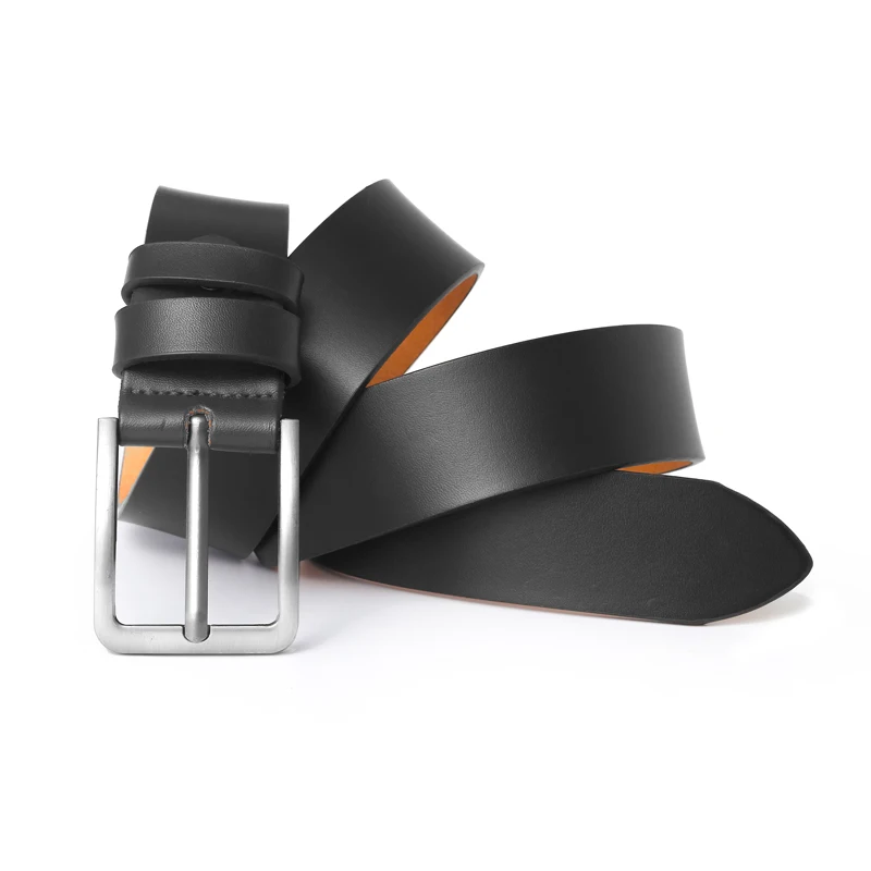 Мужской ремень из натуральной бычьей кожи классический винтажный с пряжкой 2019 |