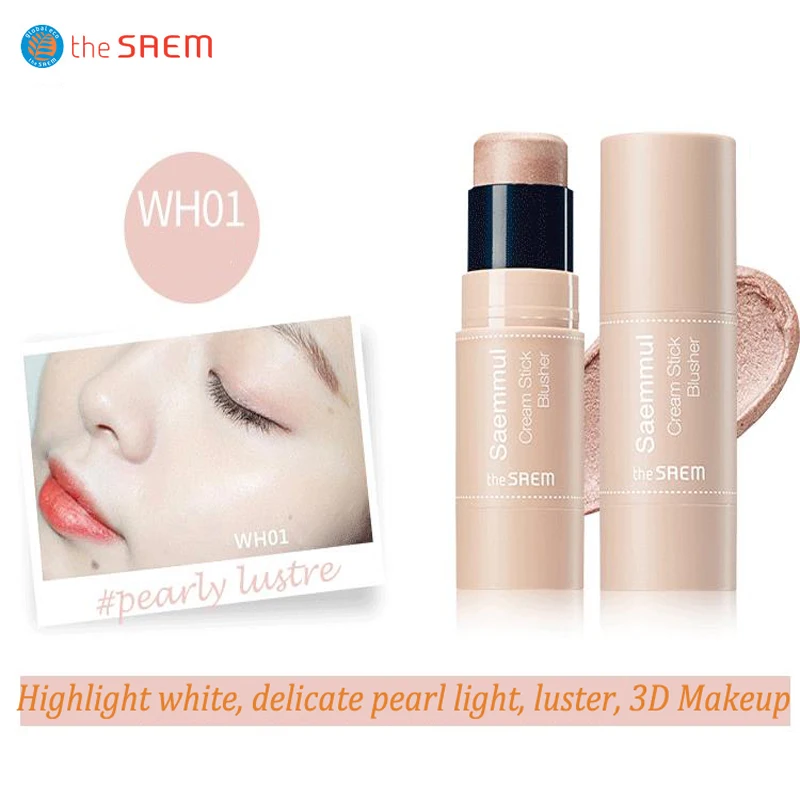 

The SAEM Saemmul Cream Stick Blusher 8g Face Concealer Contouring Highlighters Bronzers Matte Shading Makeup Korea Cosmetic