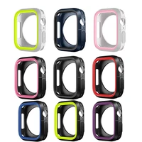 silicone bumper for apple watch case 6 5 44mm 40mm iwatch case 42mm38mm soft protector cover apple watch 4 3 2 1 accessories 44