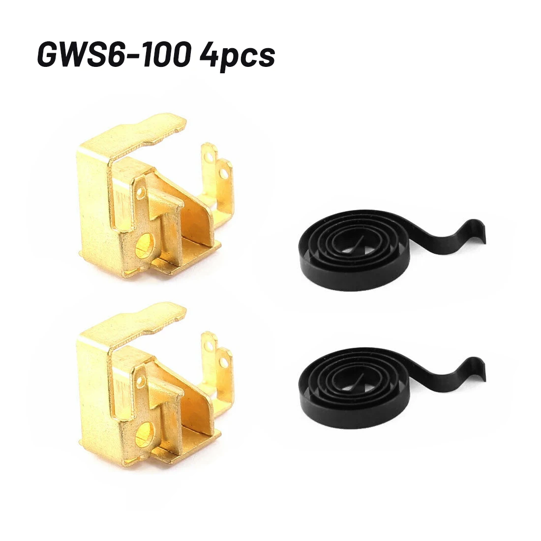 

4Pcs Brush Spring Brush Frame W Holder Fixed Seat Set For Bosch GWS6-100 Angle Grinder Part Power Tool Replacement Part Accs