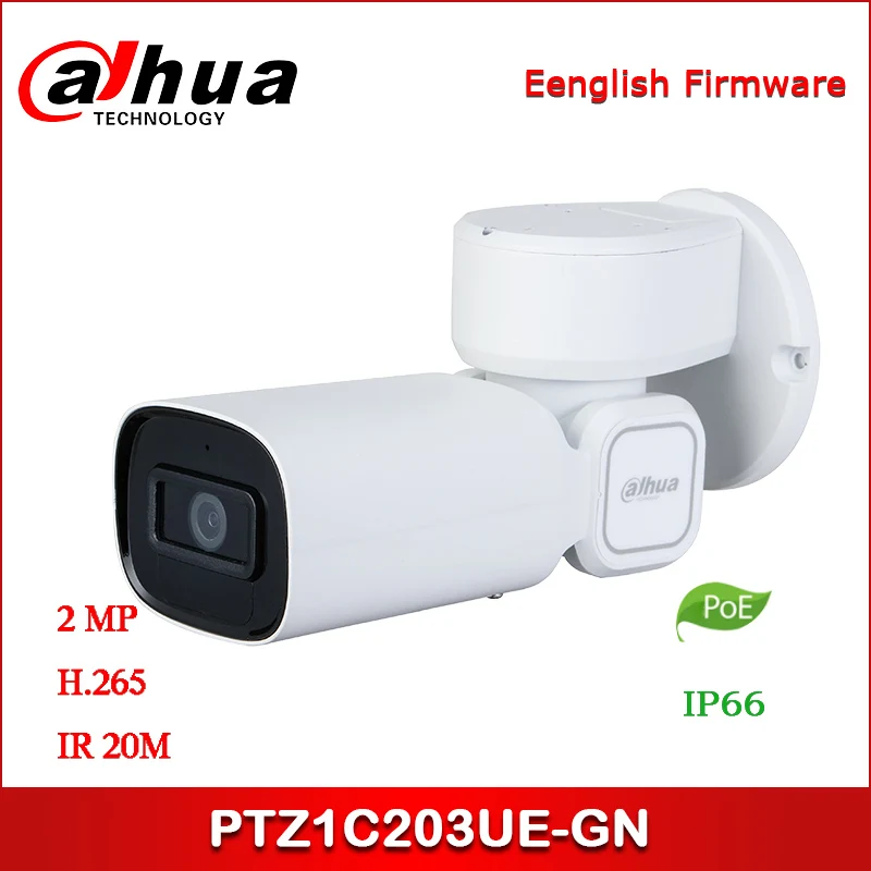 

IP-камера Dahua DH-PTZ1C203UE-GN 2MP 3x Starlight IR PTZ, сетевая камера с поддержкой PoE, объектив 2,7 мм-8,1 мм