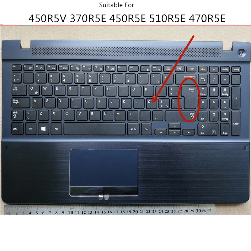 Упор для рук верхняя крышка корпуса клавиатуры Samsung 450R5V 370R5E 450R5E 510R5E 470R5E |