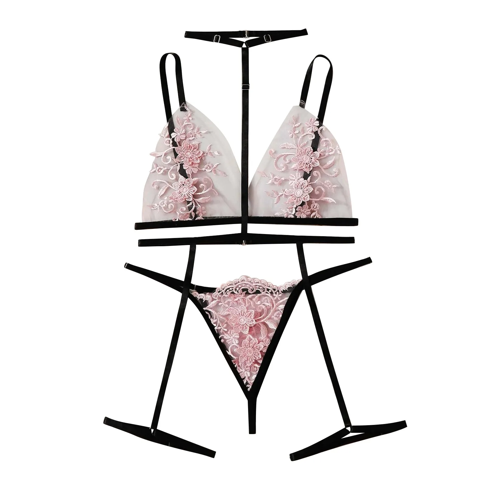

Sexy Lingerie Underwear Sets Hollow Out Erotic Lingerie Floral Women's Underwear Sensual Lingerie Women Sexy Underwear Fashion