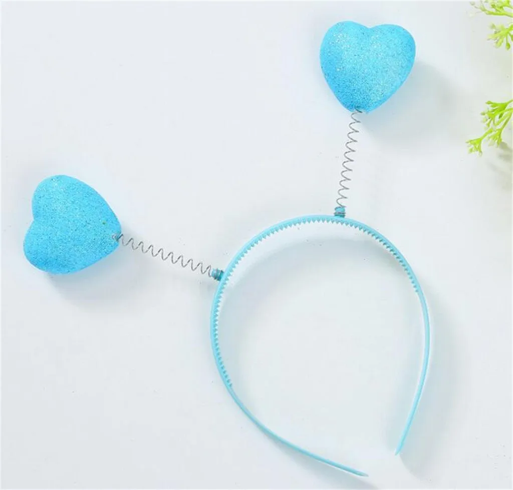 Милая Серебряная повязка на голову с антенной инопланетный шар бопперы для