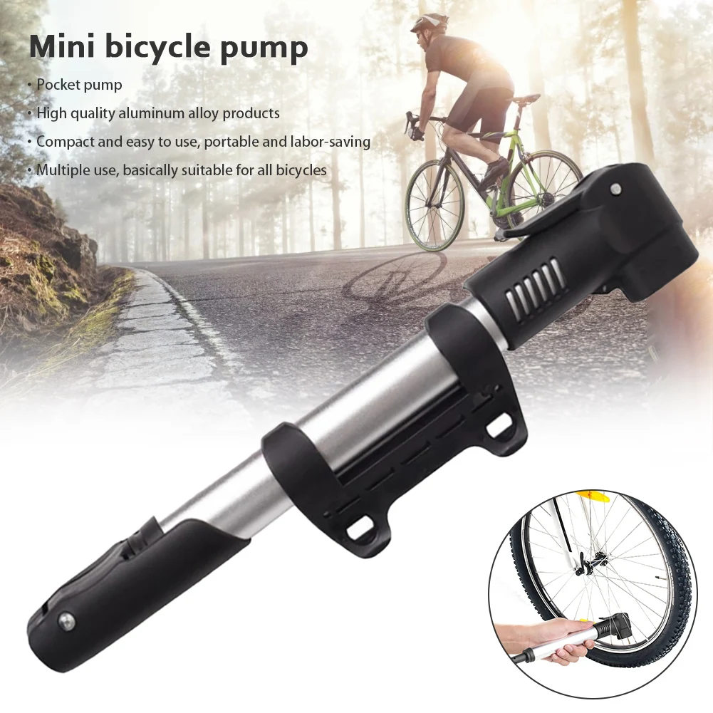 

Mini Compact Design Bike Accessories Mini Bicycle Pump Air Compressor Portable Mtb Inflator Cycling Sports Entertainment