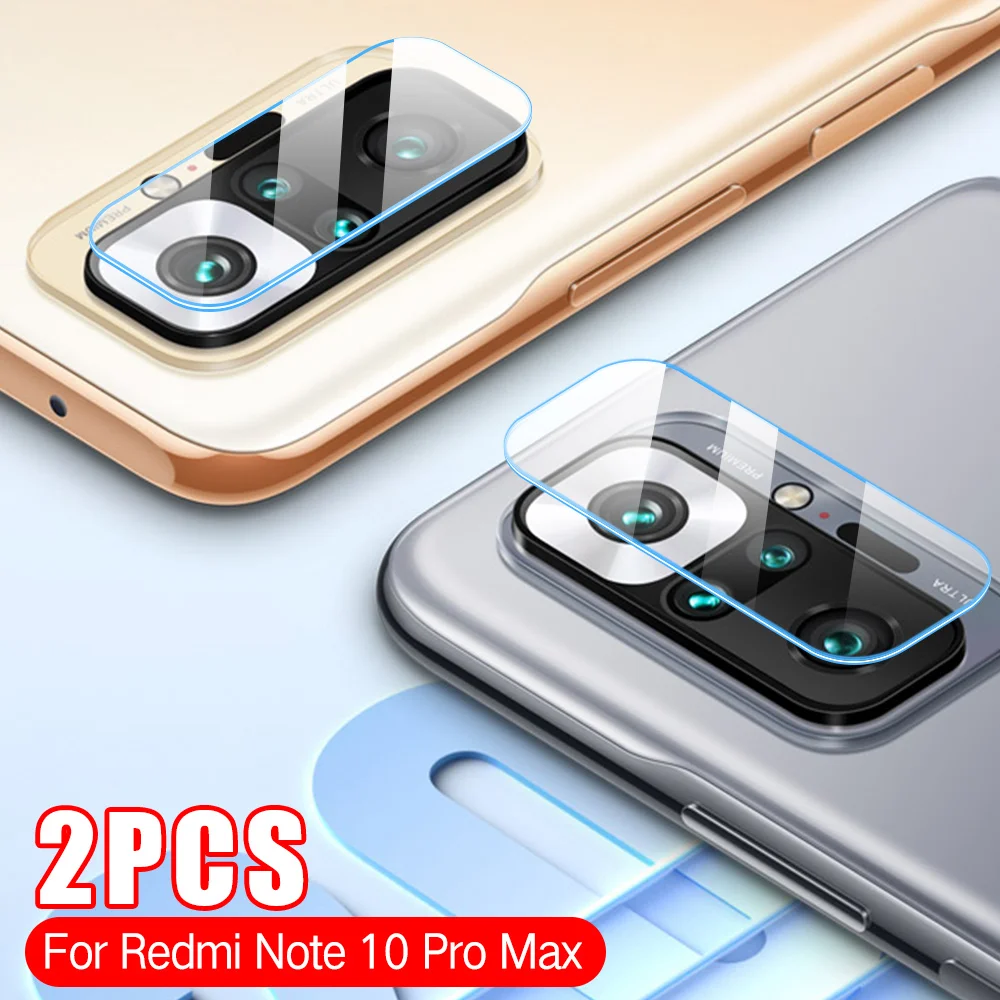 

2Pcs Camera Lens Tempered Glass For Xiaomi Redmi Note 10 Pro Max Note 8 2021 Note 10S Screen Protector Redmi Note10 Pro Len Film