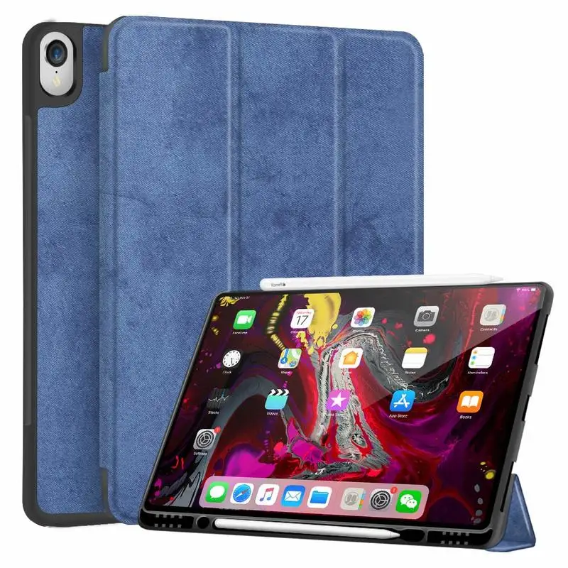 Чехол для iPad Pro 12 9 3 й выпуск 2018 модель A2014 A1895 A1876 держатель карандашей тонкий умный
