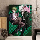 Плакат Danganronpa в японском стиле, популярная аниме фотография, искусство стены для спальни, украшение для дома, HD печать, модульный