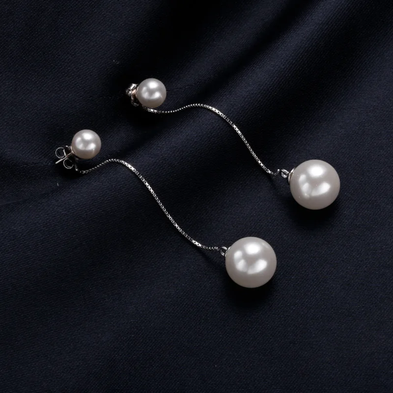 

Large pearl pendant earrings long Trend New exquisite Women's Jewelry Earrring Elegant Exaggerated Pendant Fashion Stud Earrings
