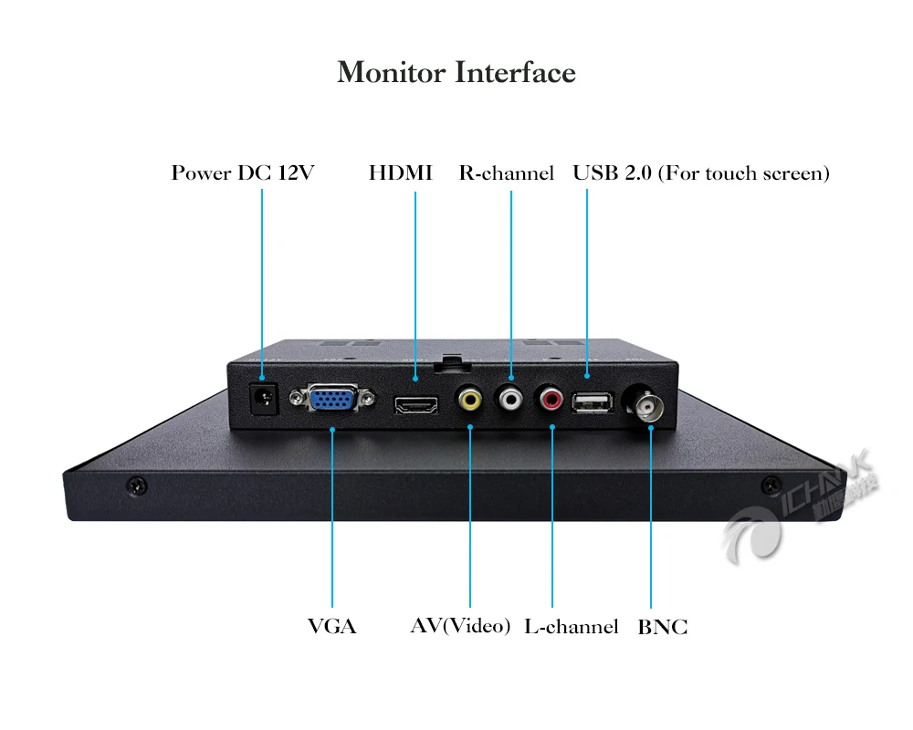 B097TC-ABHUV/9," 10" 1024x768 4:3 ips положительный ЖК-экран 720 1080p HDMI VGA USB промышленный резистивный сенсорный ПК-монитор дисплей
