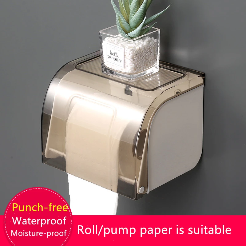 

Waterproof Double Toilet Paper Holder For Toilet Paper Towel Holder Bathroom Storage Box Toilet Roll Holder Bathroom Accessories