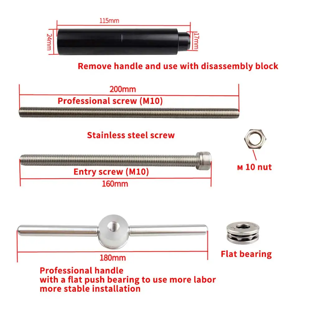 

Bicycle Bottom Bracket Install Removal Tool Kit Axle Disassembly For BB86/30/92/PF30 Mountain Bike Road Fixed Gear Bicycle Tools