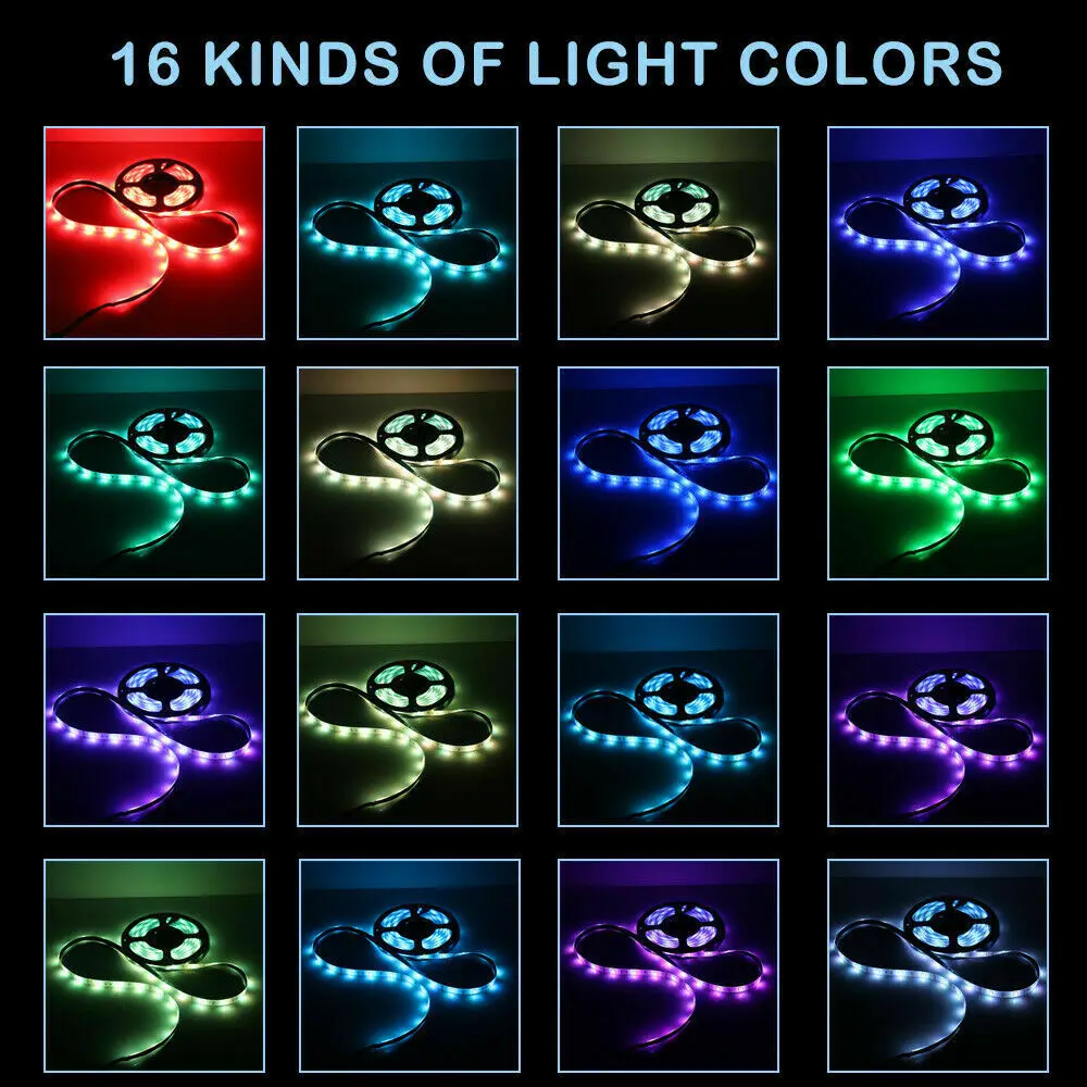 Цветная (RGB) Светодиодные ленты светильник с датчиком движения Сенсор