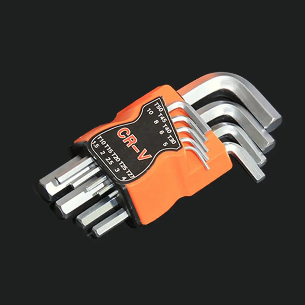 9 шт. Набор шестигранных ключей с плоской головкой набор инструментов для ремонта