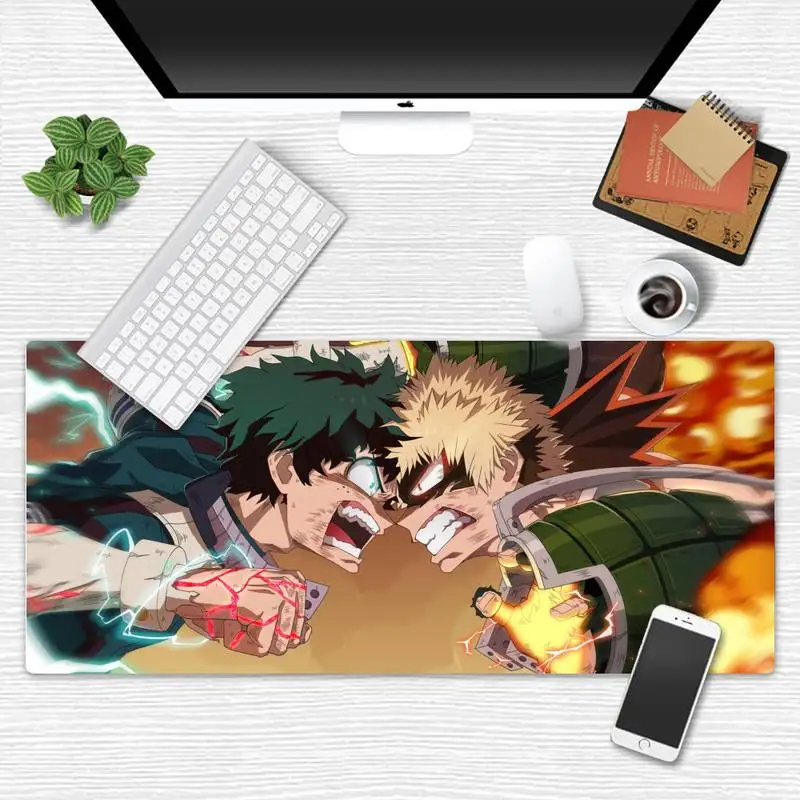 

My Hero Academia Comfort Mouse Mat Gaming Desk Table Protect Game Office Work Mouse Mat pad X XL Non-slip Laptop Cushion