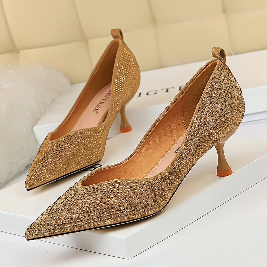 

High Heel Party Sandals 2020 New beautiful Pump Sandals Fashion Party Wedding Dress Woman Shoes plus size