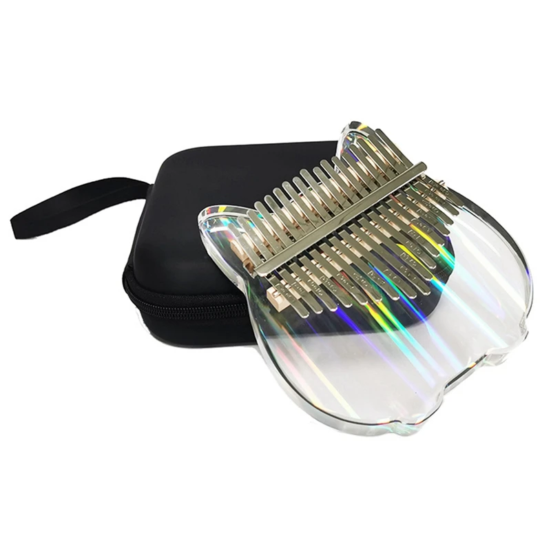 

Rainbow Kalimba 17 Key Thumb Piano Crystal Finger Piano Colorful