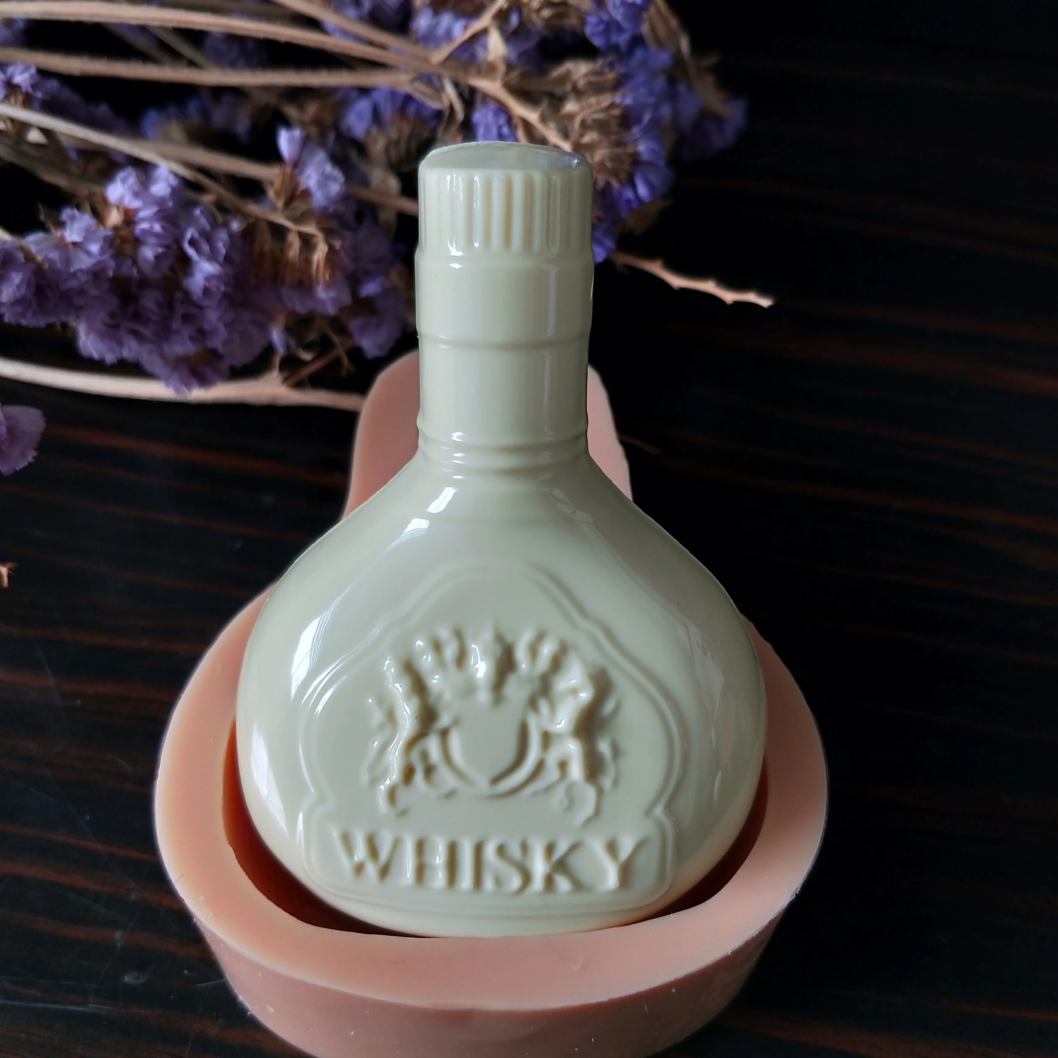 Силиконовая формочка для вина бутылки мыла гипс шоколада свечи глина смолы QT0198