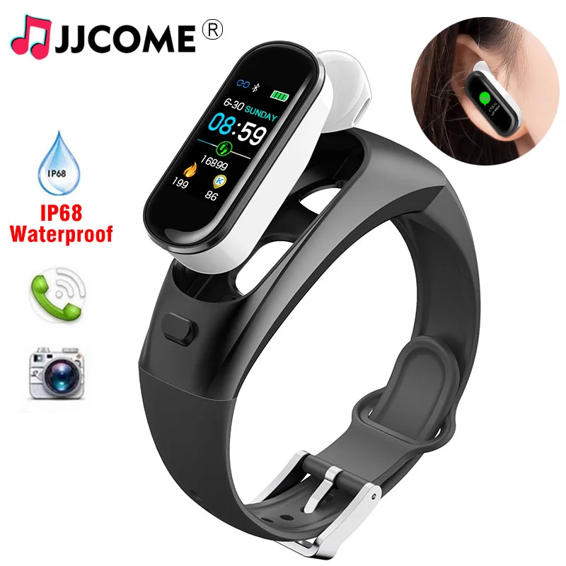 H109 наушники Bluetooth гарнитура беспроводные Фитнес браслет часы кровяного давления