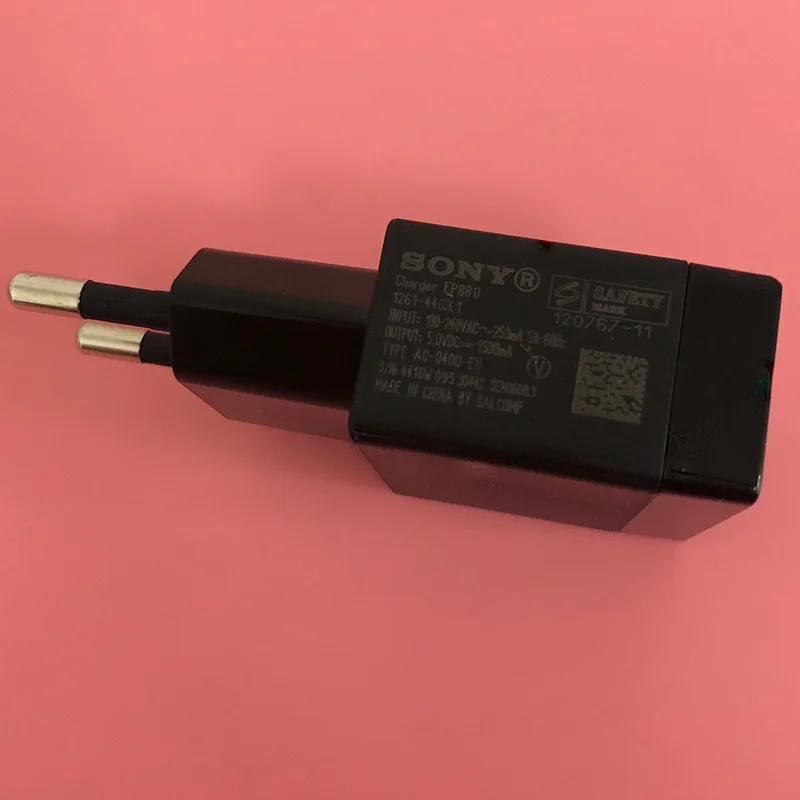Оригинальное настенное зарядное устройство Sony EP880 с Micro USB кабелем для Xperia Z3 Z4 Z5