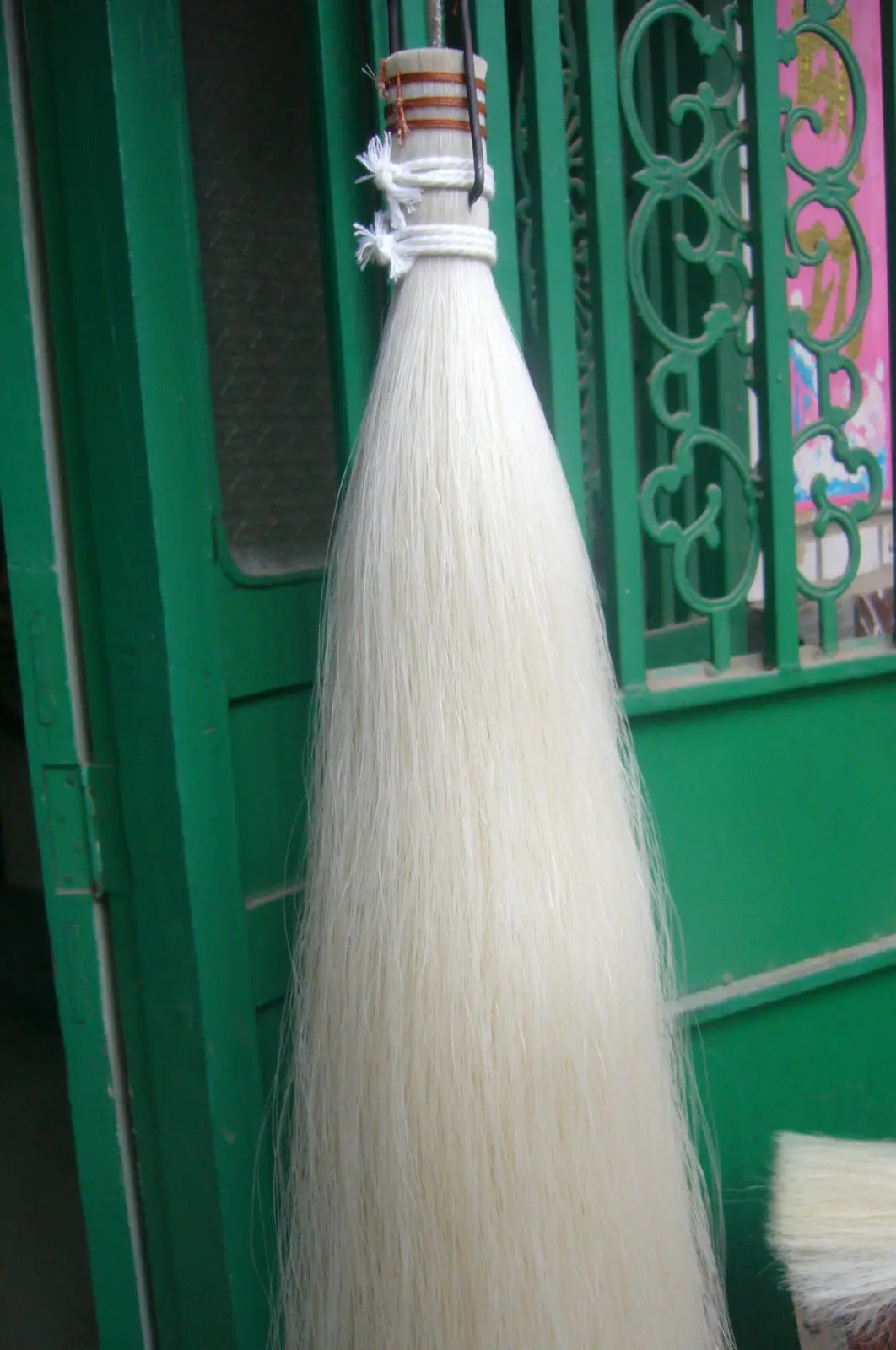 250g Top quality Stallion white mongolia bowhair 85 cm violin bow parts