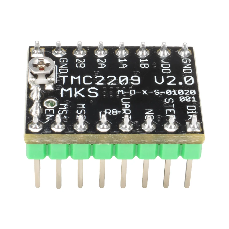 4pcs makerbase mks tmc2209 stepper motor driver stepstick 3d printer parts 2 5a uart ultra silent for sgen_l gen_l robin nano free global shipping