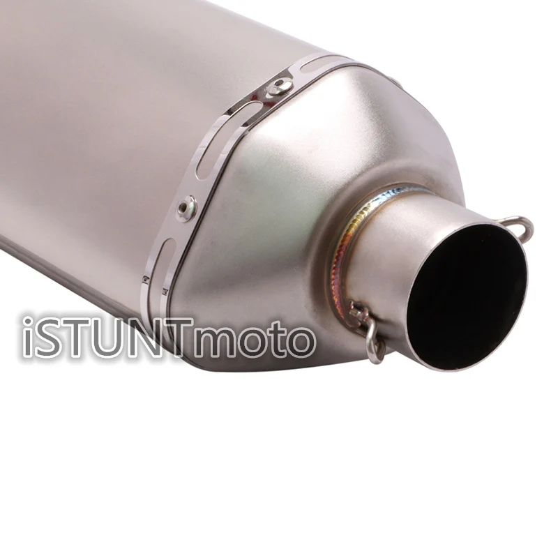 Akrapovic, 470 мм, 570 мм, универсальный, мотоциклетный, выхлопная, Модифицированная, глушитель, труба с DB killer для sx125 gsr 600 tmax 530 z1000