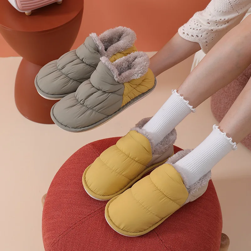 

Women Snow Boots Wholesale Padded Non-slip All-inclusive Cotton Shoes Winter Boot Warm Plus Velvet Rain Cloth Ankle Boot Shoes