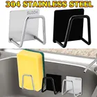 Кухня Нержавеющаясталь подставка для спонжей самоклеющиеся Раковина Губка сливная сушилка Кухня аксессуары для раковины хранения Organizer304