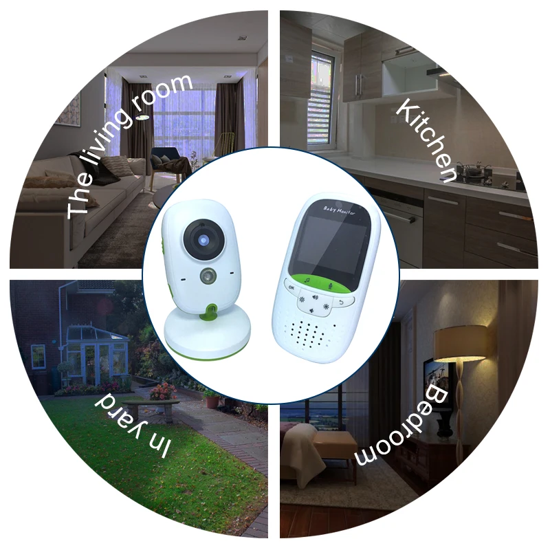 Цветной 720 Электронный Детский монитор Беспроводная аудио камера elektroniczna видео