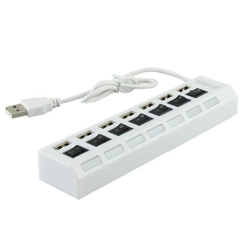 

USB 3.0 HUB 2.0 HUB Multi USB Splitter 4/7 Port Expander Multiple USB 3 Hab Use Power Adapter Card Reader For PC