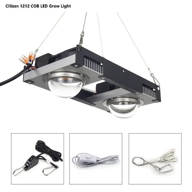 Simplified Version Of CREE CXB3590&Citizen COB LED Plant Growth Lamp For Indoor Tent Greenhouse Hydroponic Plants 100W 200W - Испускаемый цвет: Citizen 1212 200W