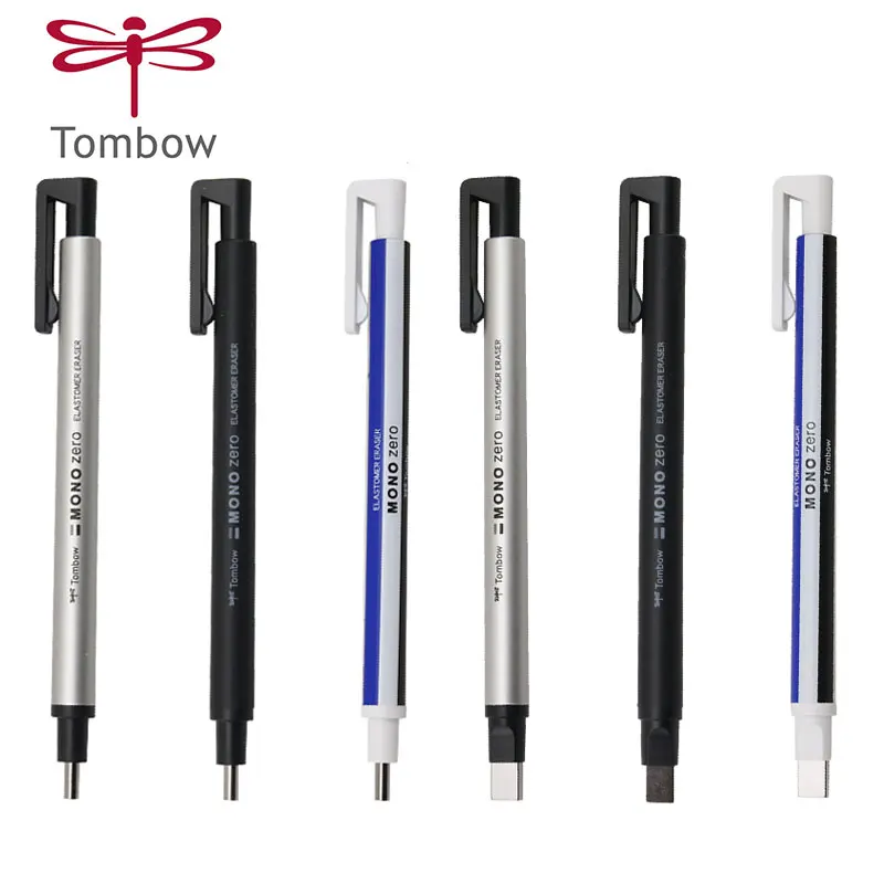 

TOMBOW MONO Zero Eraser Mechanical Eraser Refillable Pen Shape Rubber Press Type Drawing Correction School Stationery 1 Pcs