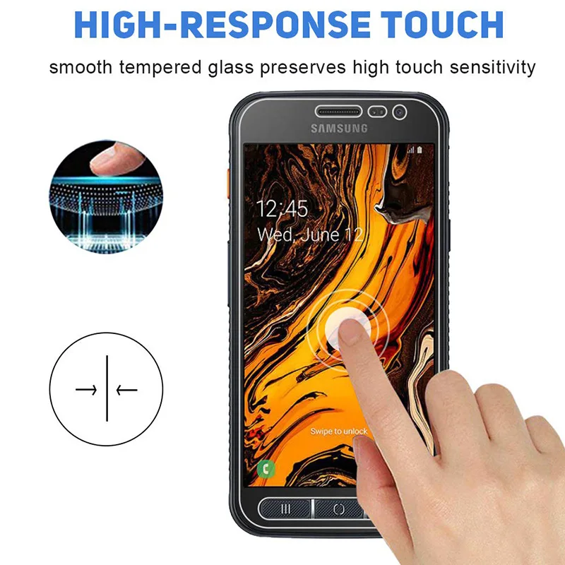 2 шт./лот закаленное стекло для samsung Xcover4s Xcover4 9H 2.5D Премиум Защитная пленка для экрана для samsung Galaxy Xcover 4 4s 5,0"