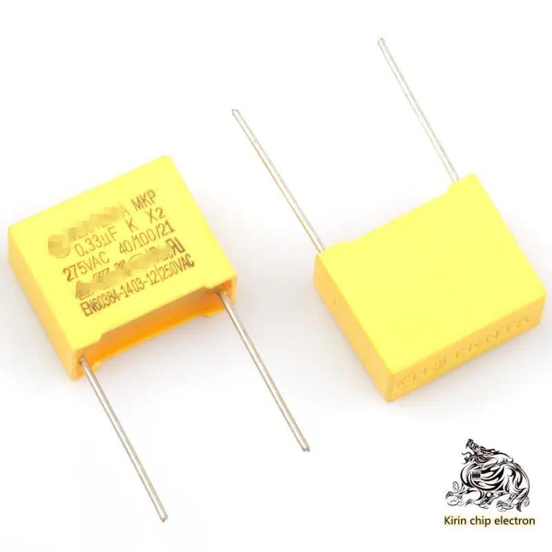 

50pcs / lot Safety Capacitance 275VAC 334k 275v 0.33uf 330nf x2 MKP pin spacing 15mm